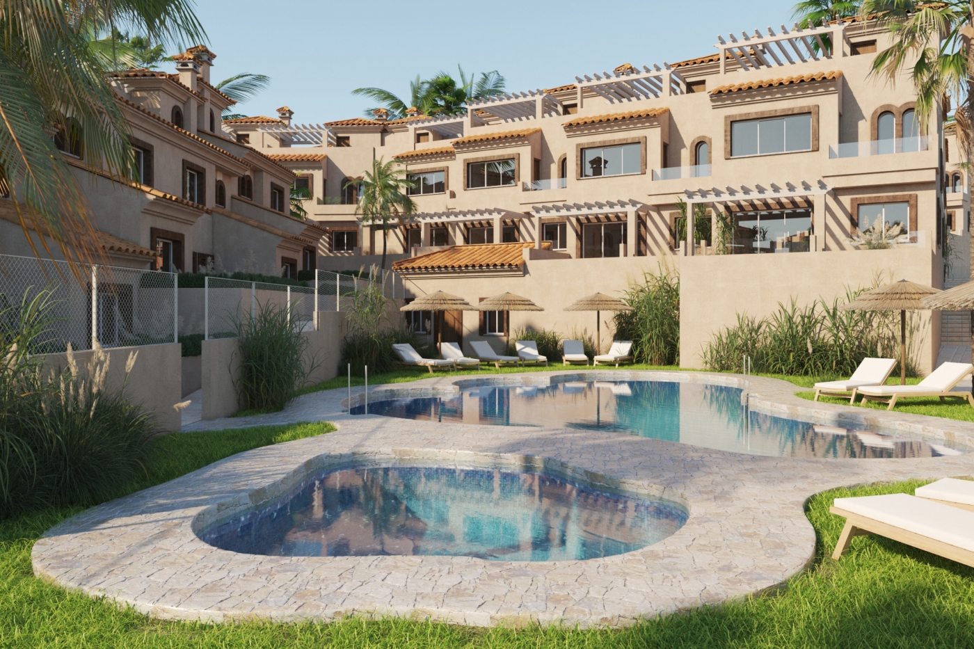 The new 3-bedroom townhouse in El Campanario Golf & Country House.